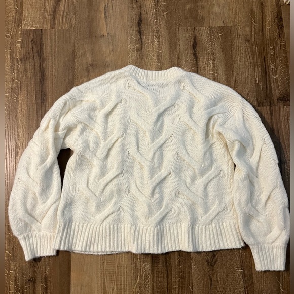 Madewell Antique Cream Ashmont Cardigan Sweater - Picture 4 of 7